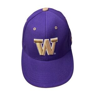 Colosseum University of Washington Huskies Purple Gold W  Baseball Cap Hat New
